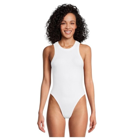 No Boundaries Juniors Round Neck Sleeveless, Bodysuit Size Medium (7-9) - Picture 4 of 7